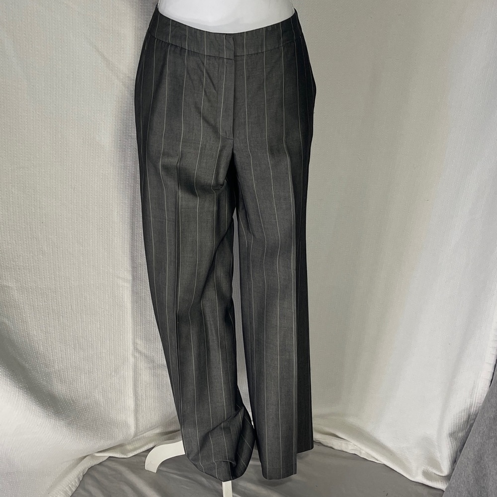 Gray Pinstripe Women’s Pants - By Talbots